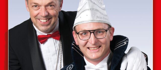 Prins Pieter (Kuijpers) I en Adjudant Wouter (Willems) van CV de Beringse Kuus!