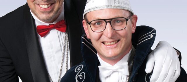 Prins Pieter (Kuijpers) I en Adjudant Wouter (Willems) van CV de Beringse Kuus!